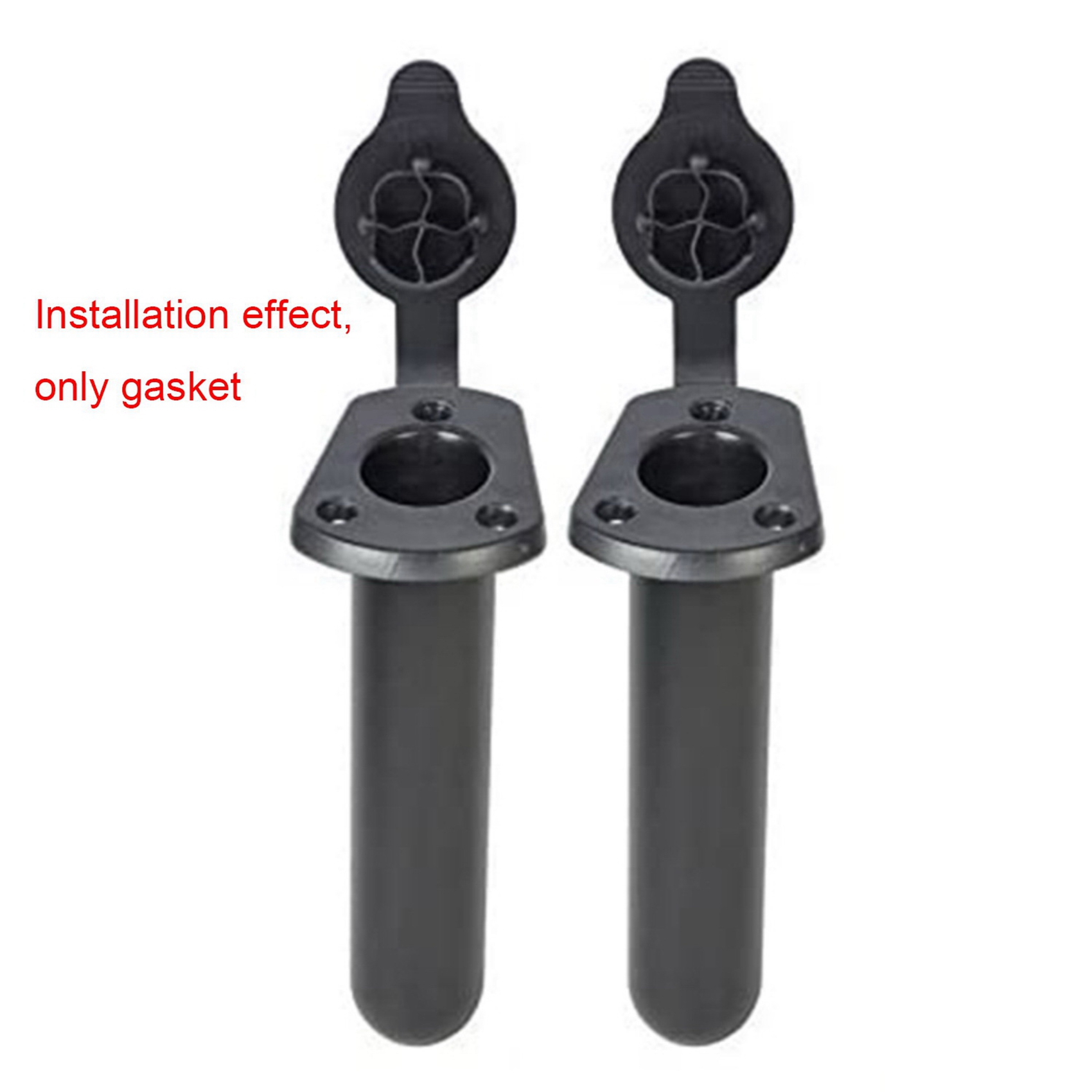 Fishing Kayak Rod Holder - HOES-4 Pieces Fishing Rod Bracket Gasketand