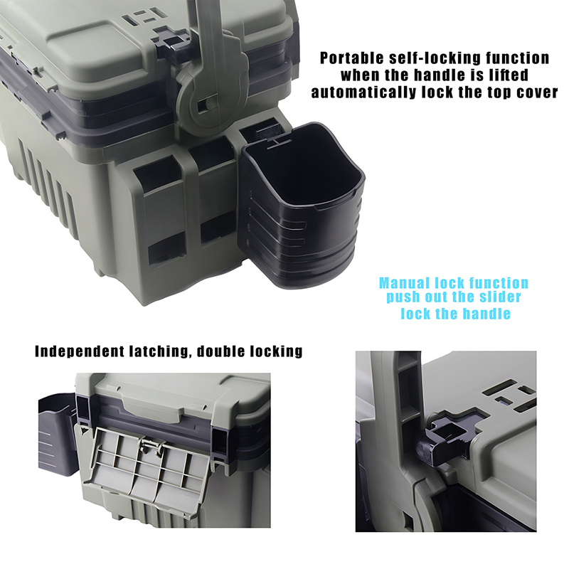 JSFUN Fishing Box Barrel Holde - Fishing Kayak Crate review and price